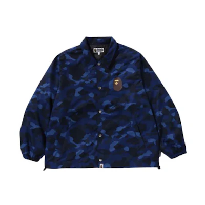BAPE All-Over Logo Print Zip-Up Long-Sleeve Jacket for Men 1K20-140-019