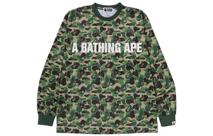 Lookbook BAPE オールオーバープリント クルーネック スウェットシャツ グリーン 1J30-111-002
