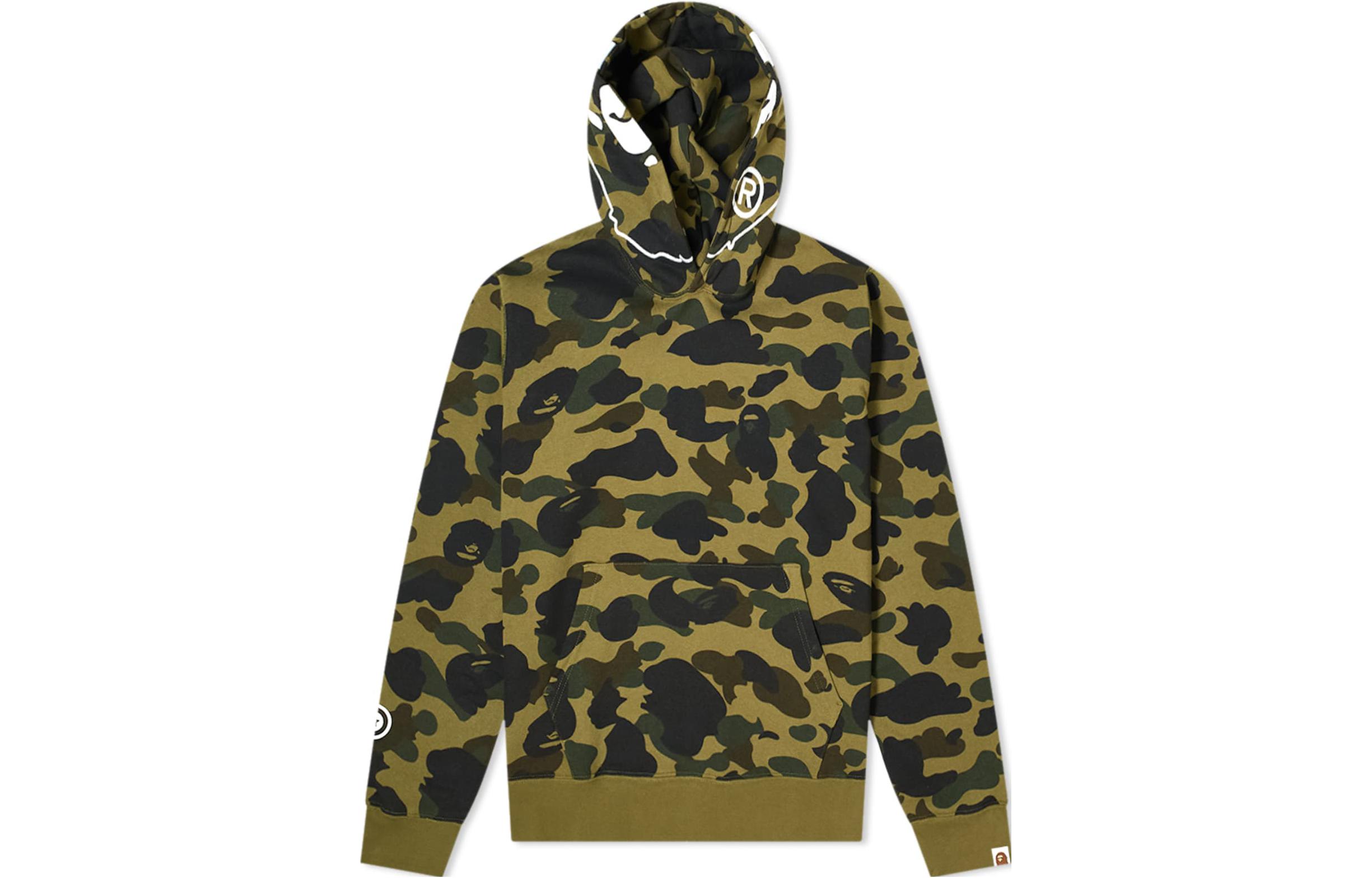 BAPE All-Over Print Hoodie Green () 1g30114001