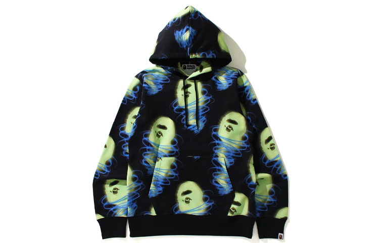 BAPE All-Over Print Pullover Hoodie 1H80-114-001