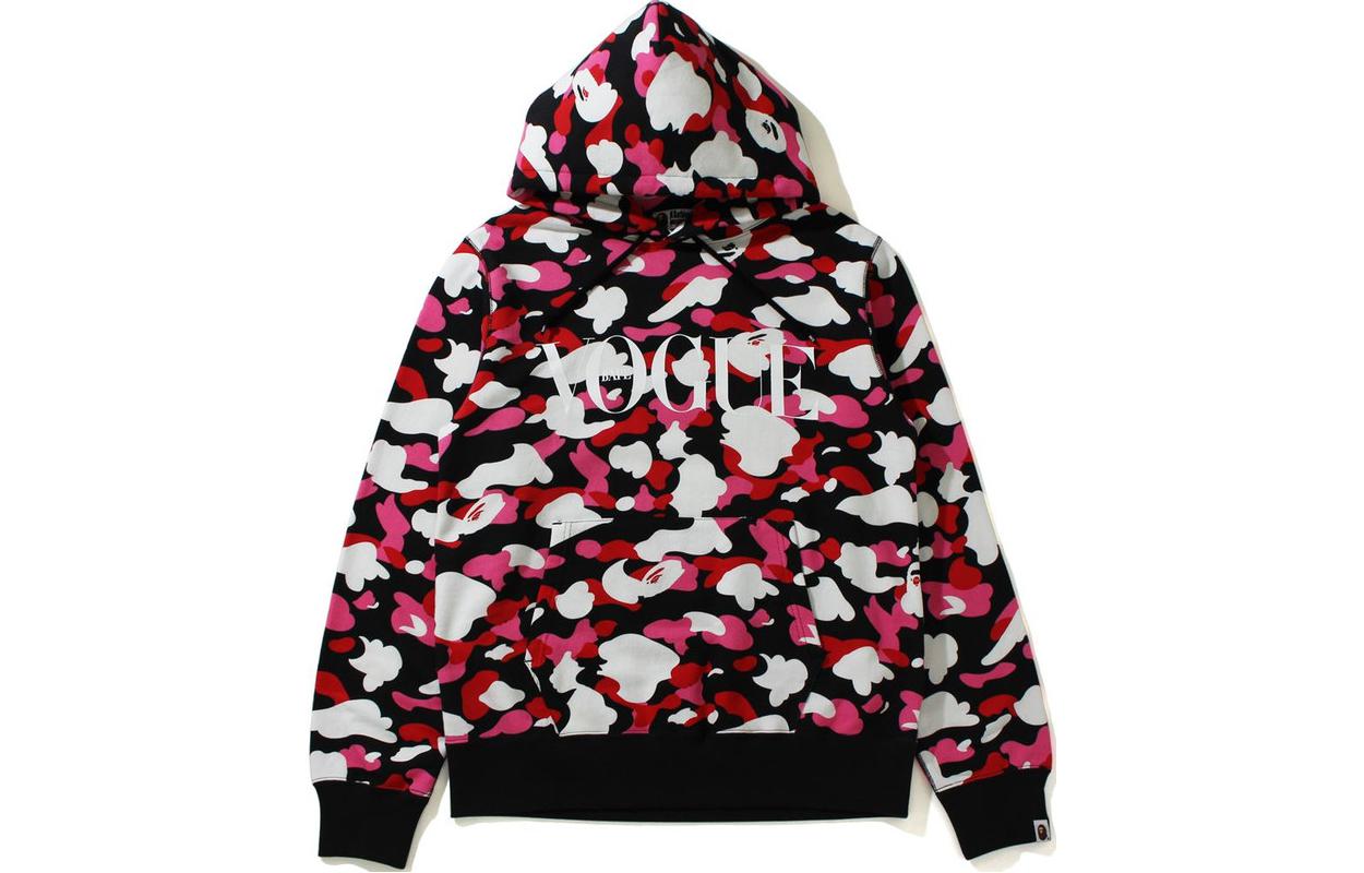 BAPE Allover Logo Print Hoodie Black () 1H23-214-902