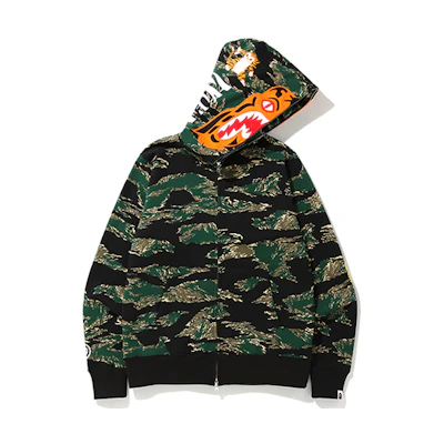 BAPE Alphabet Camo Zip-Up Hoodie Jacket for Men 0ZXSWM15011XD