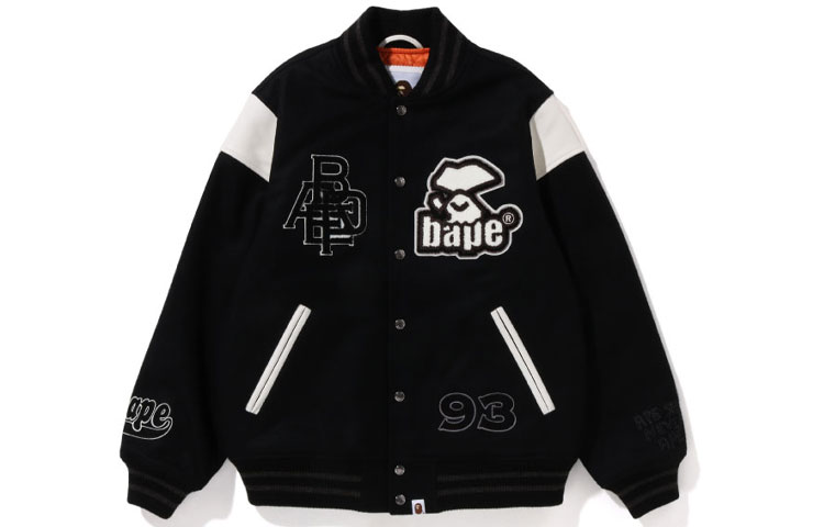 BAPE Alphabet Graphic Oversized Jacket Unisex 0ZXJKM141014J