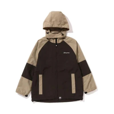 BAPE Alphabet Logo Long Sleeve Hooded Jacket for Men 1J80-140-001