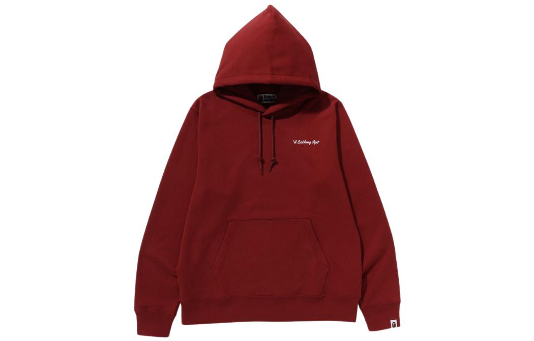 BAPE Alphabet Logo Pullover Hoodie Long Sleeve 1J80-114-008