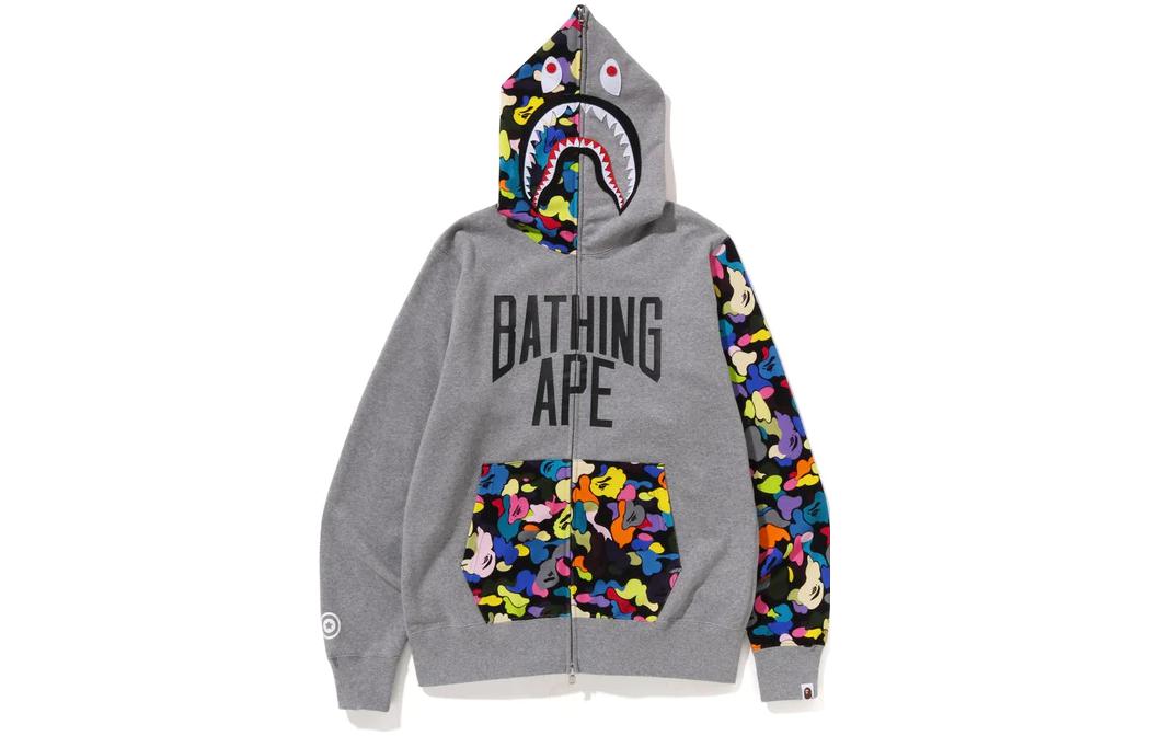 BAPE Alphabet Print Long Sleeve Hoodie 1J20-115-011
