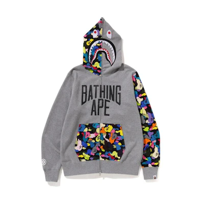 BAPE Alphabet Print Long Sleeve Hoodie 1J20-115-011