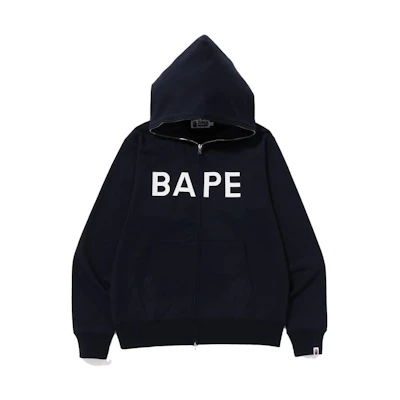 BAPE Alphabet Print Zip-Up Hoodie 1J25-115-001
