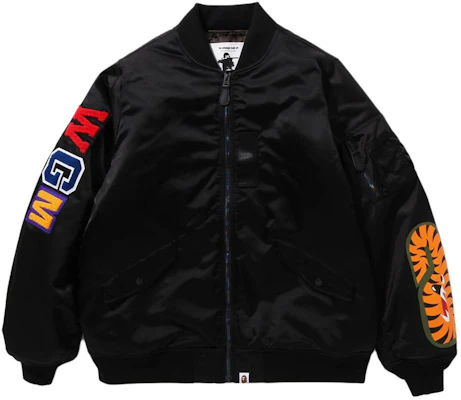 BAPE Jaket Lengan Panjang Corak Haiwan dengan Zip dan Leher V 1K30-141-001 Buy BAPE Jaket Lengan Panjang Corak Haiwan dengan Zip dan Leher V 1K30-141-001