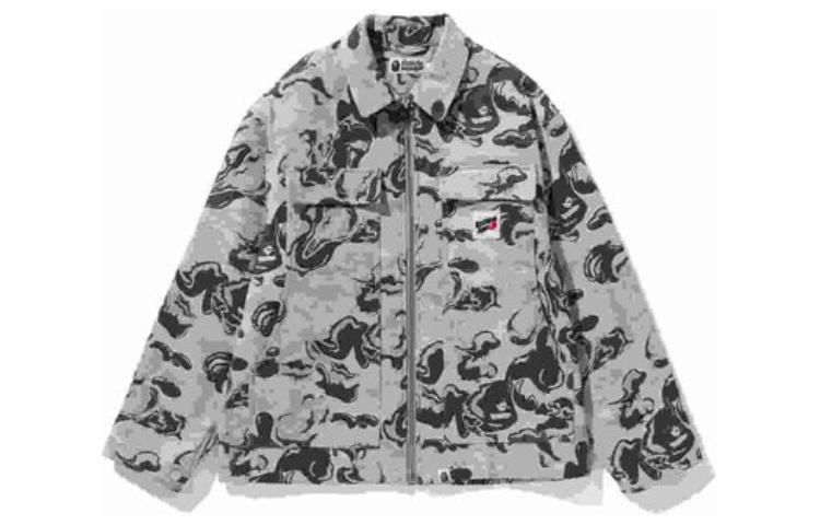 BAPE Animal Print Zip-Up Long-Sleeve Jacket 1J80-141-055