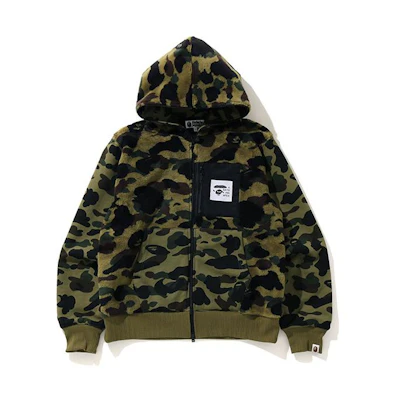 BAPE Ape Camo Patchwork Hoodie Jacket 0ZXJKM140028F