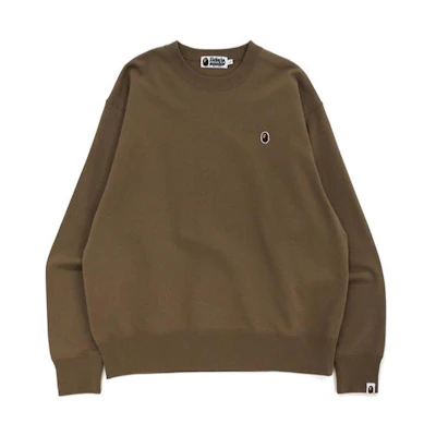 BAPE Ape Embroidery Crewneck Sweatshirt Long Sleeve Pullover 0ZXSWM11308XH
