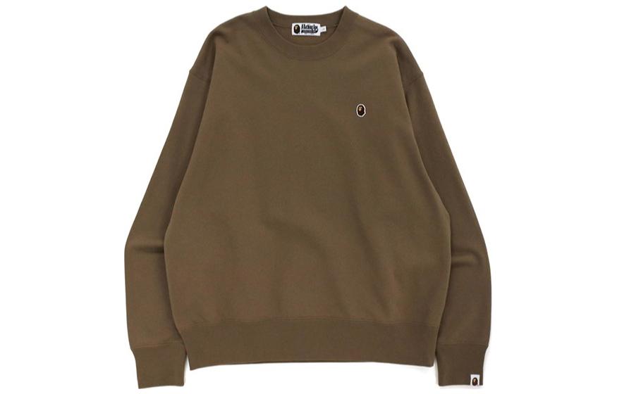 BAPE Ape Embroidery Crewneck Sweatshirt  Long Sleeve Pullover 0ZXSWM11308XH 圖 2
