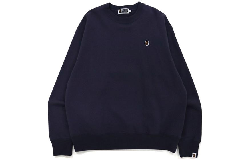 BAPE Ape Embroidery Crewneck Sweatshirt  Long Sleeve Pullover 0ZXSWM11308XH 圖 5