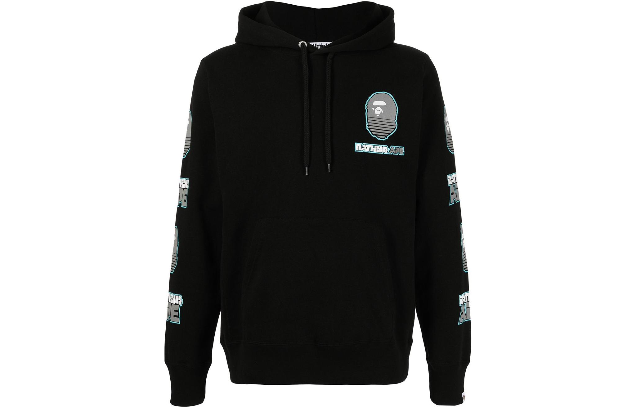 BAPE APE FW22 Logo Ape Head Print Pullover Hoodie 001PPH801003