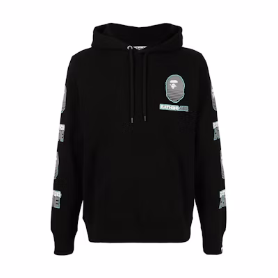 BAPE APE FW22 Logo Ape Head Print Pullover Hoodie 001PPH801003