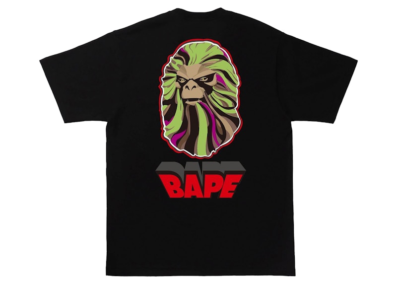 BAPE Ape Head 1 Tee 'Black' 圖 2