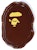 BAPE Ape Head Ashtray Brown