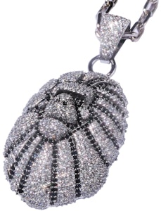 Collar BAPE Ape Head con Piedras de Cristal 'Plata' 1I30-182-019-Silver Order Collar BAPE Ape Head con Piedras de Cristal 'Plata' 1I30-182-019-Silver