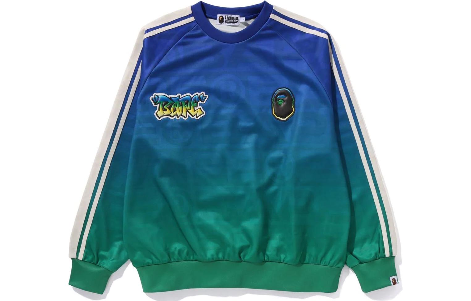 BAPE Ape Head Embroidered Crewneck Sweatshirt Unisex 1J70-113-001