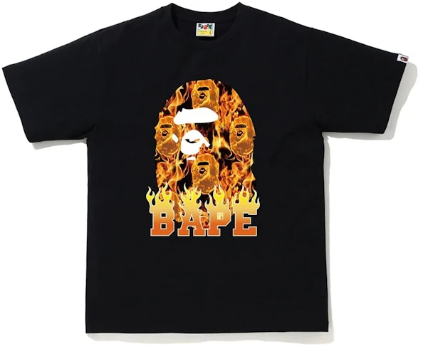bape-ape-head-flame-t-shirt-black-orange