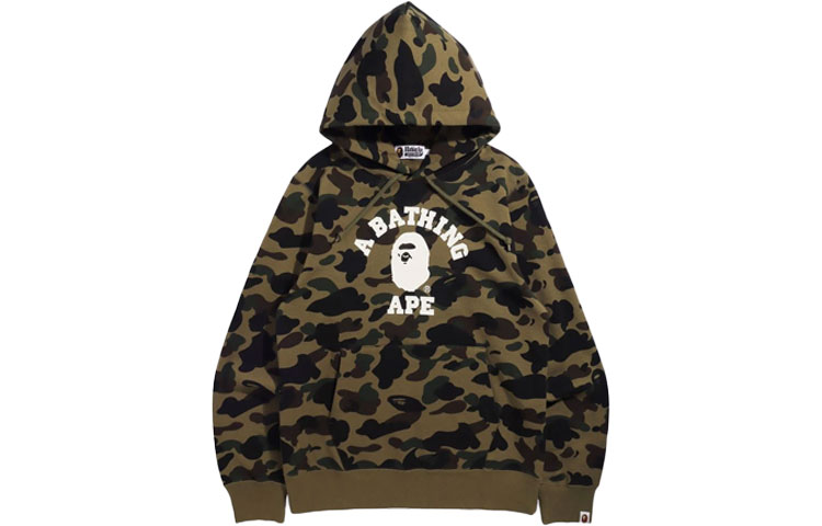 BAPE Ape Head FW21 Camo Logo Print Hoodie 1H70-114-005