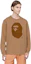 Details for BAPE 猿人頭圖案長袖圓領套頭衛衣 男款 0ZXLTM111003N