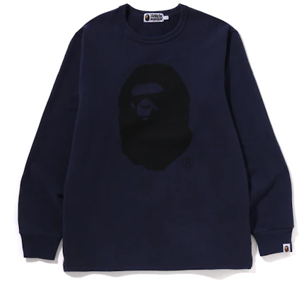 BAPE 猿人頭圖案長袖圓領套頭衛衣 男款 0ZXLTM111003N Sizing BAPE 猿人頭圖案長袖圓領套頭衛衣 男款 0ZXLTM111003N