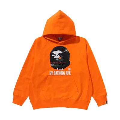 BAPE Ape Head Graphic Print Pullover Hoodie Long Sleeve 1J80-114-001