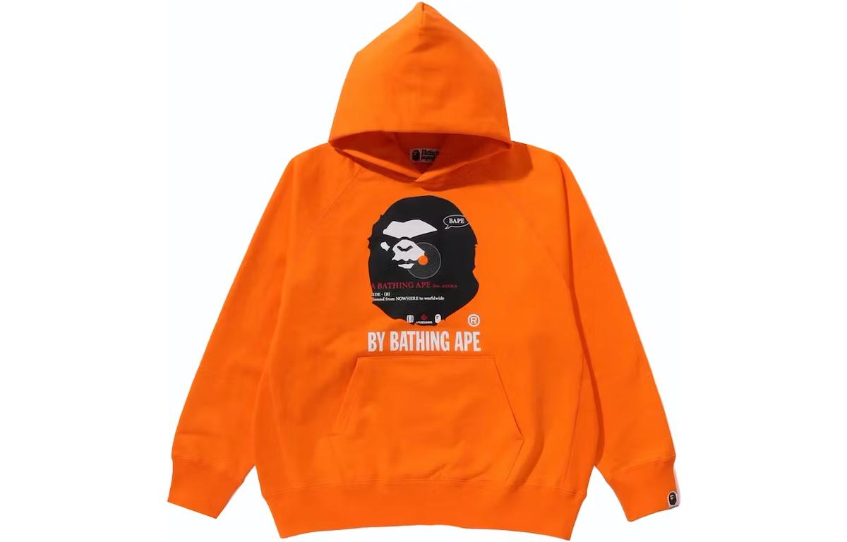 BAPE Ape Head Graphic Print Pullover Hoodie Long Sleeve 1J80-114-001 圖 2