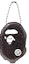 Buy BAPE Ape Head Lame Coin Case 'Black'
