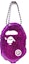 Buy BAPE Ape Head Lame Coin Case 'Purple'