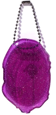 BAPE Ape Head Lame Coin Case 'Purple' Order BAPE Ape Head Lame Coin Case 'Purple'