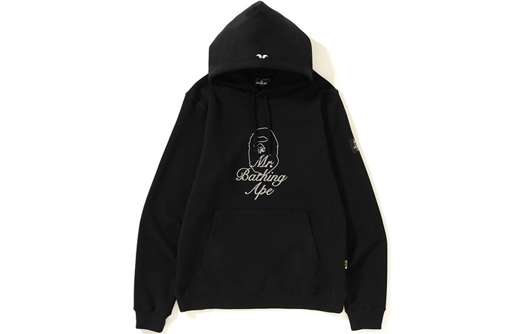 BAPE Ape Head Letter Graphic Minimalist Hoodie Men MRBSWM714001C