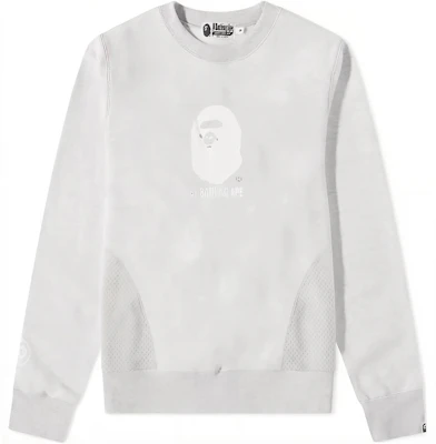 BAPE エイプヘッドロゴ クルーネックスウェットシャツ ユニセックス グレー 001SWI801003M Buy BAPE エイプヘッドロゴ クルーネックスウェットシャツ ユニセックス グレー 001SWI801003M