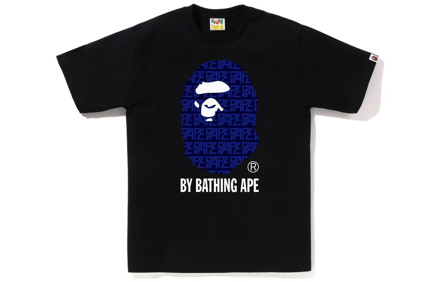BAPE Ape Head Logo Graphic Crew Neck  T-Shirt. 0ZXTEM110025K