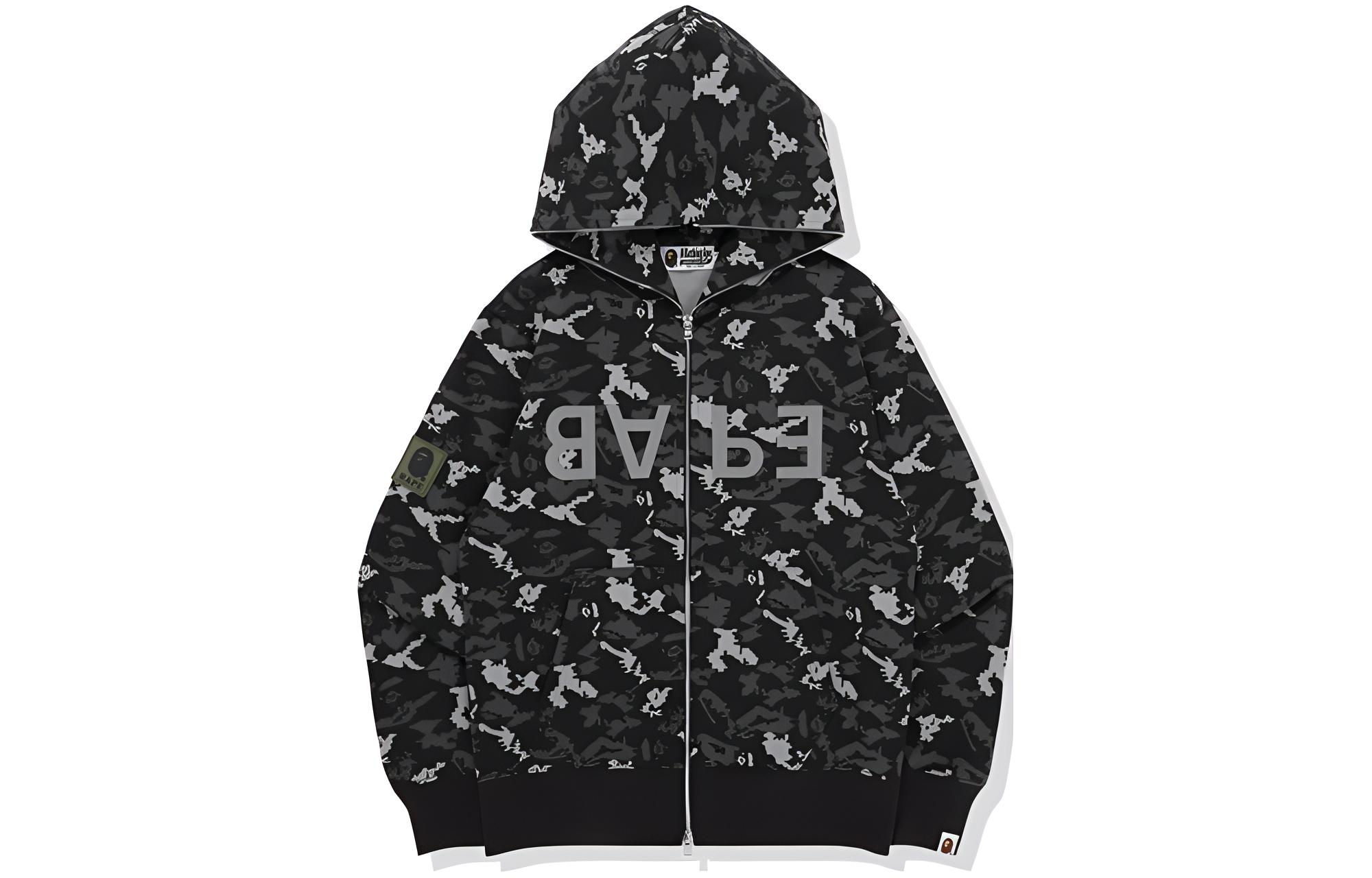 BAPE Ape Head Logo Hoodie Jacket for Men 0ZXSWM115006F