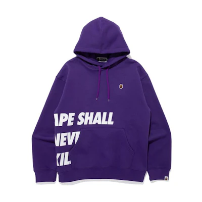 BAPE Ape Head Logo Print Pullover Hoodie Long Sleeve 0ZXSWMSWFW03F