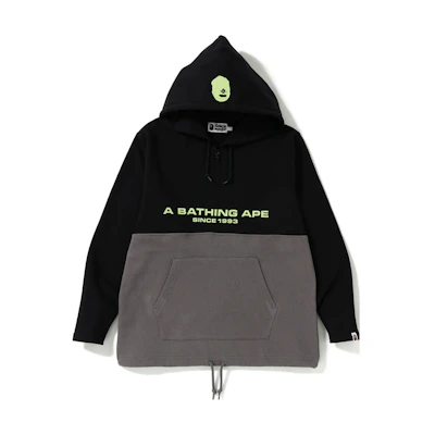 BAPE Ape Head Logo Print Sweatshirt Black Unisex 0ZXSWM114007C-BKX