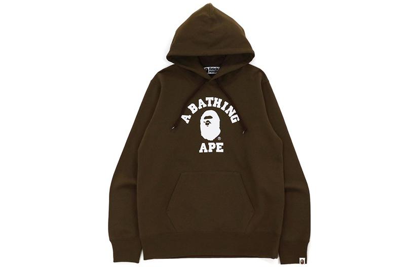 BAPE Ape Head Logo Pullover Long Sleeve Sweatshirt for Men 0ZXSWM11408XH
