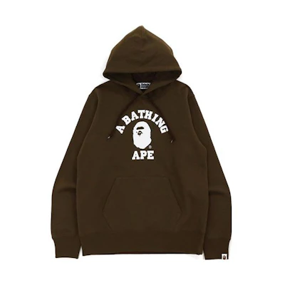 BAPE Ape Head Logo Pullover Long Sleeve Sweatshirt for Men 0ZXSWM11408XH
