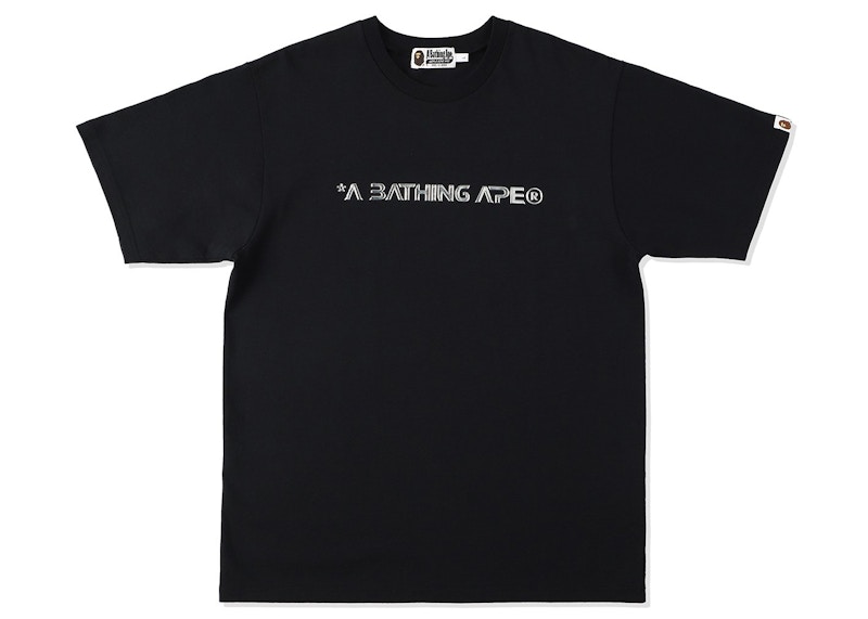 Order BAPE 猿人頭月亮黑色T恤