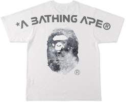 BAPE Ape Head Moon Tee White
