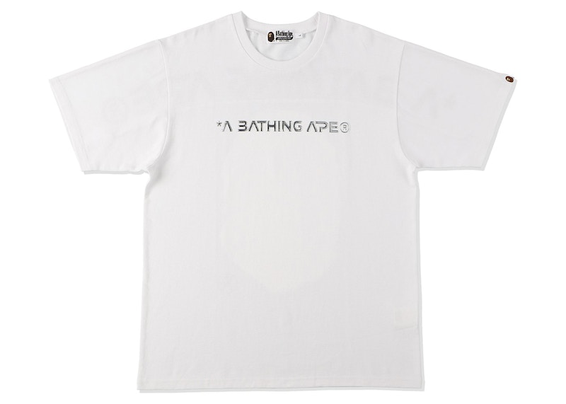 BAPE Ape Head Moon Tee White 圖 2