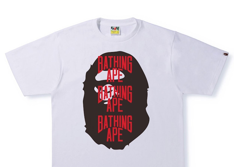 Buy BAPE Ape Head Multi Print Tee (SS22) White