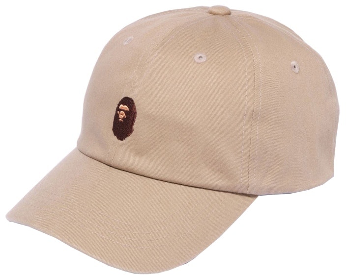 bape-ape-head-one-point-panel-cap-ss-22-beige