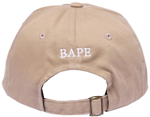 BAPE Ape Head One Point Panel Cap (SS22) Beige Order BAPE Ape Head One Point Panel Cap (SS22) Beige
