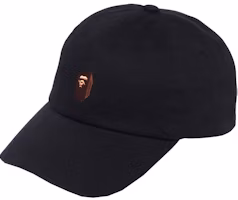 BAPE Ape Head One Point Panel Cap (SS22) Black BAPE Ape Head One Point Panel Cap (SS22) Black