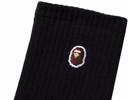Order BAPE 猿人頭一點短襪 (3雙裝) 黑色