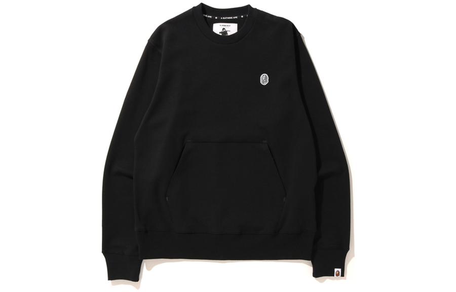 BAPE Ape Head Plain Crewneck Sweatshirt 0ZXSWM113007E